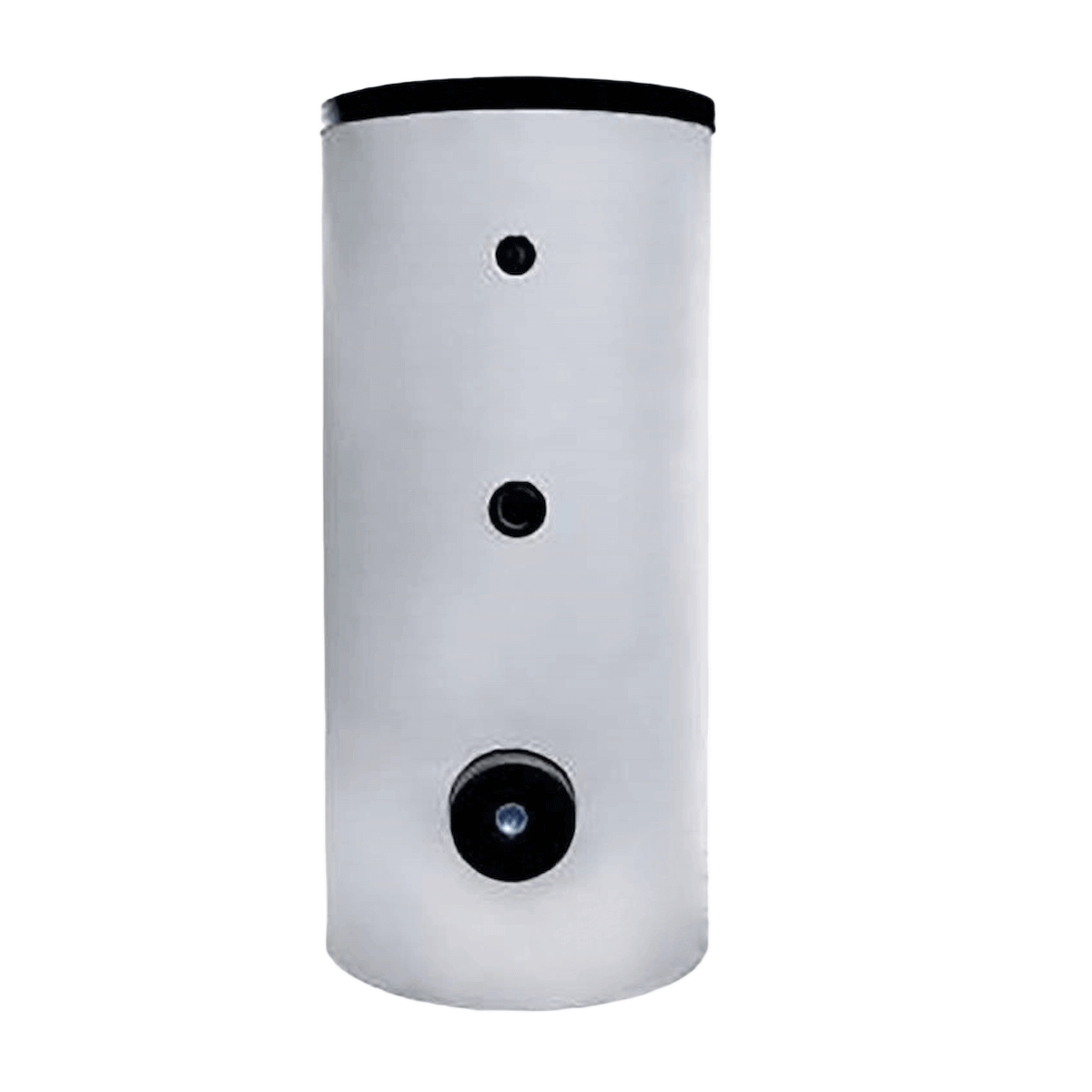 Weißer Warmwasserspeicher Sunex Fish S16 mit Magnesiumanode und großflächigem Wärmetauscher