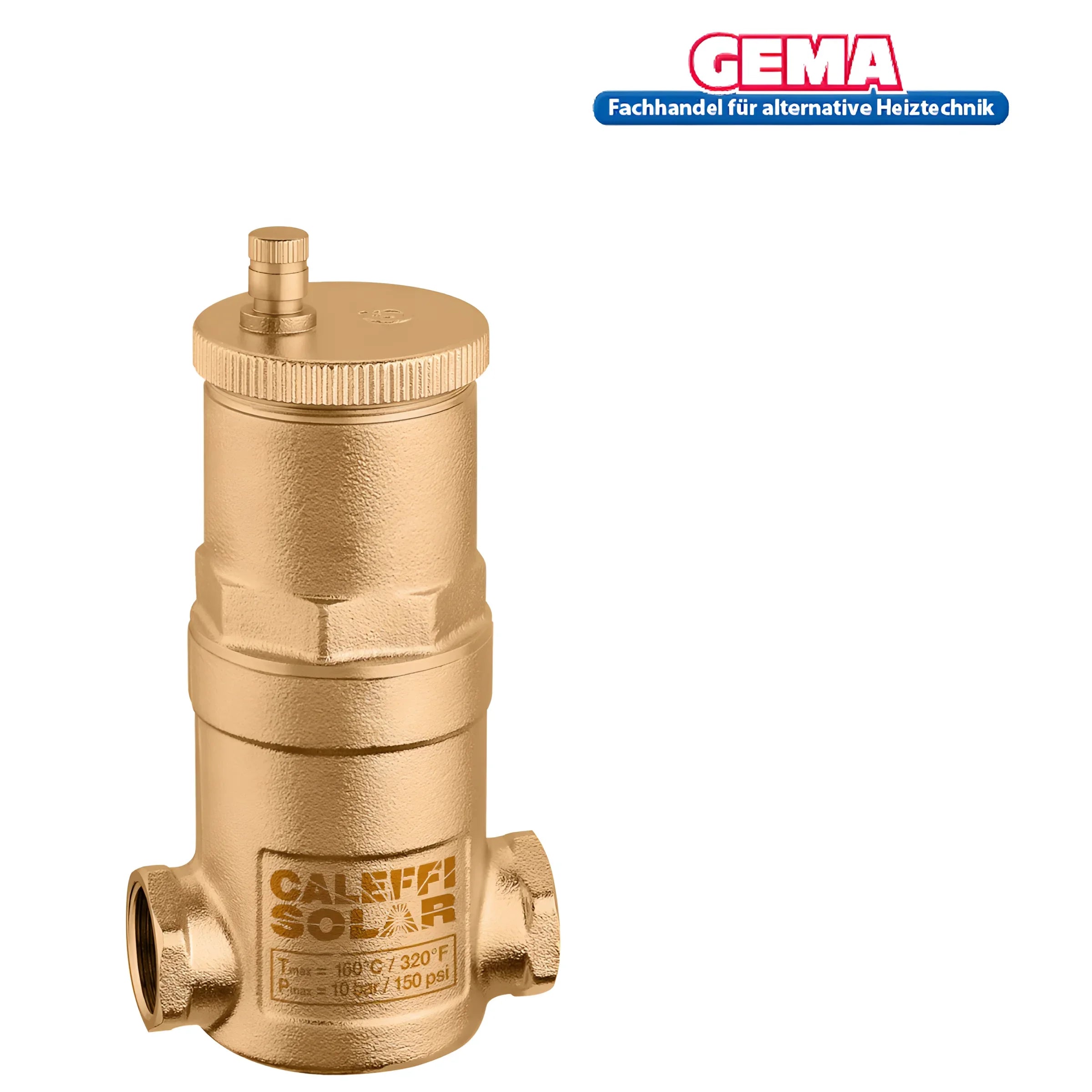 Brass automatic air vent für Caleffi Discal Mikroblasenabscheider für Solarthermie bei Boilers