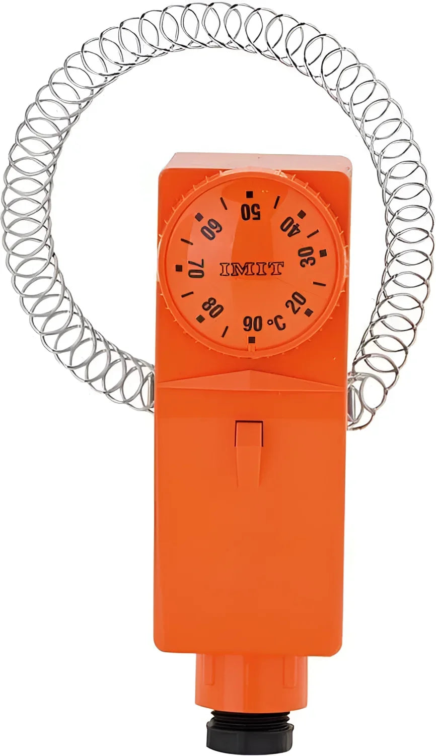 Orange Immersions-Thermostat mit gewelltem Sensor für imit anlegethermostat tce brc