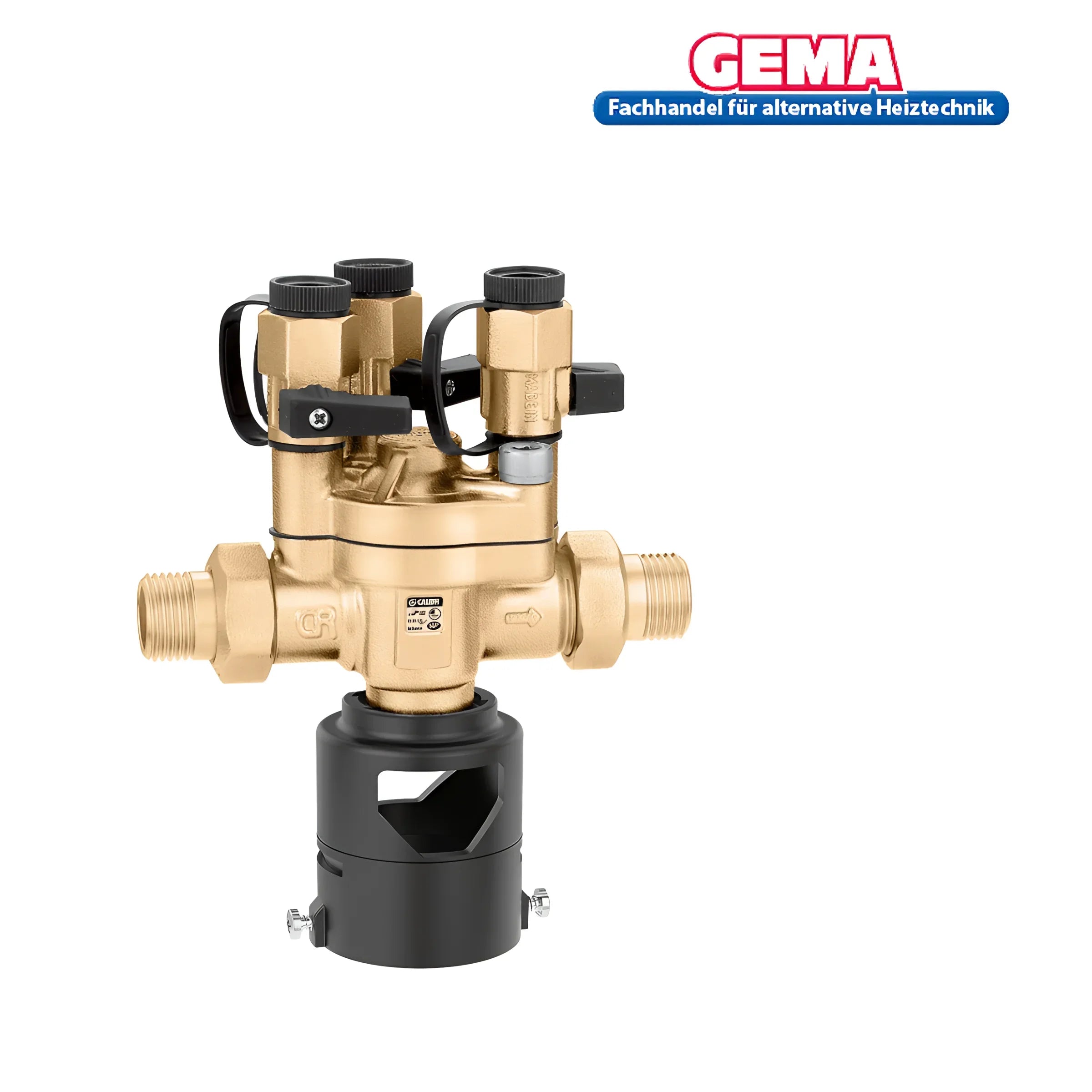 Brassmannifold mit schwarzen Fittings für kontrollierbare druckreduzierte zonen, techniche daten