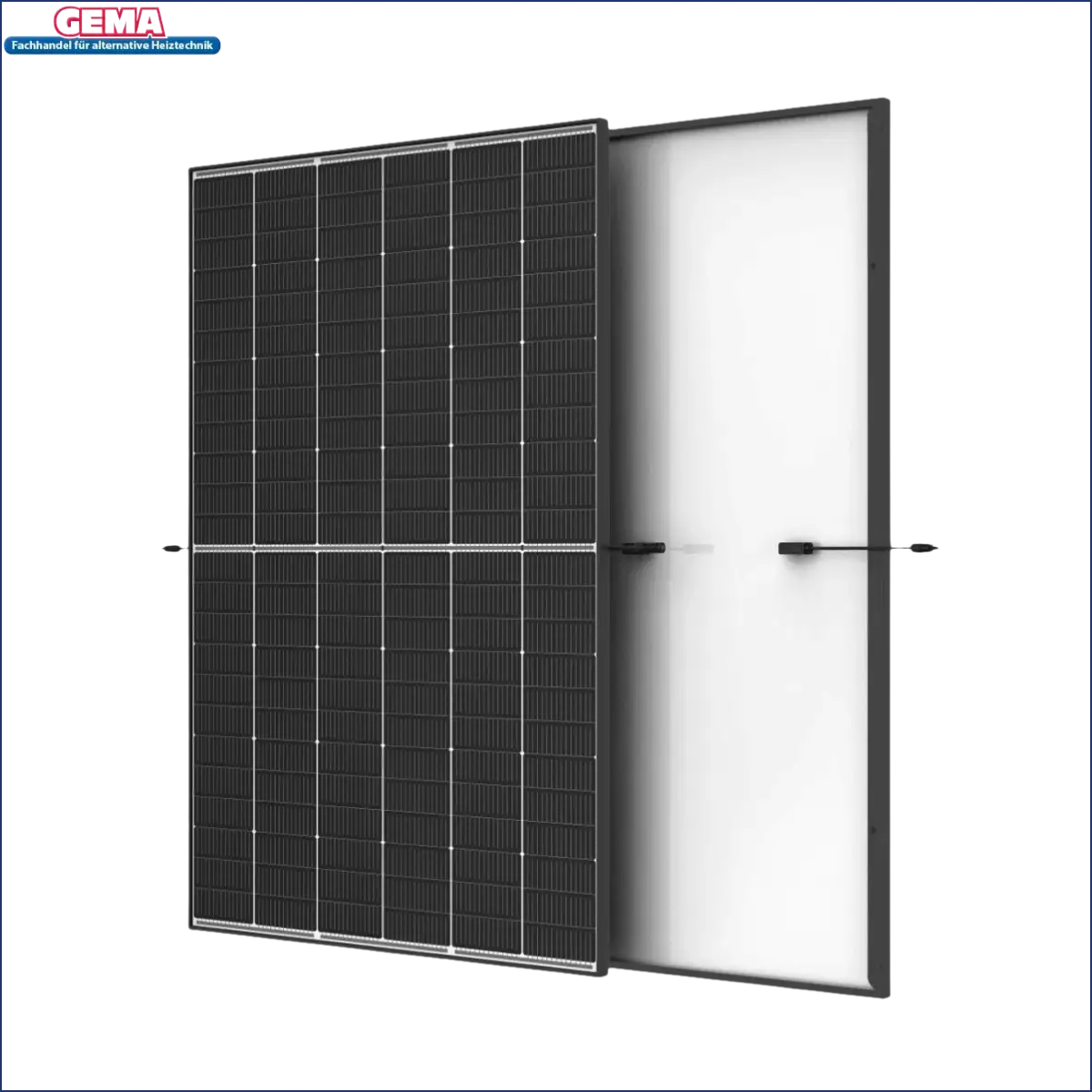 Schwarzes Solar-Photovoltaikpanel für 10 kWp Anlage mit 440Wp Trina Modulen