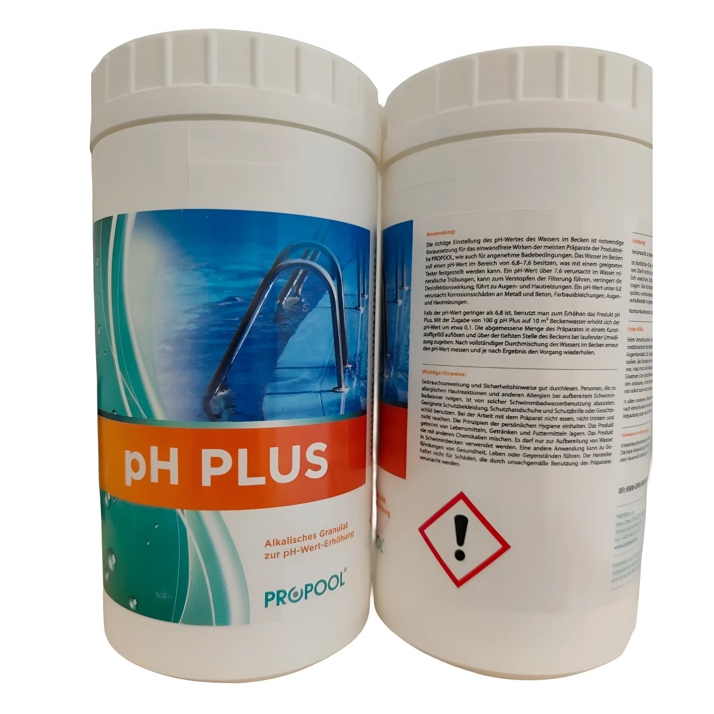 pH Plus Granulat 1kg für schnelle pH-Wert-Erhöhung im Pool 🌊💧 - Alkalisches Granulat von PROPOOL