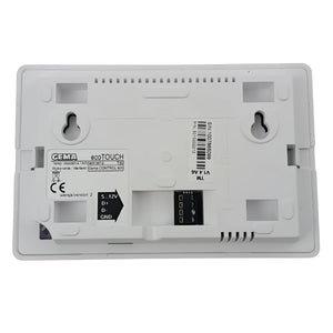 Weiße elektronische Steuerbox mit Verbindungspunkten für Witterungsgeführte Heizungssteuerung Gema Control 920 universal