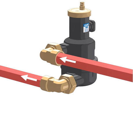 Hocheffizienz-Entlüfter von CALEFFI für optimale Heizungsanlagen und verbesserte Systemeffizienz