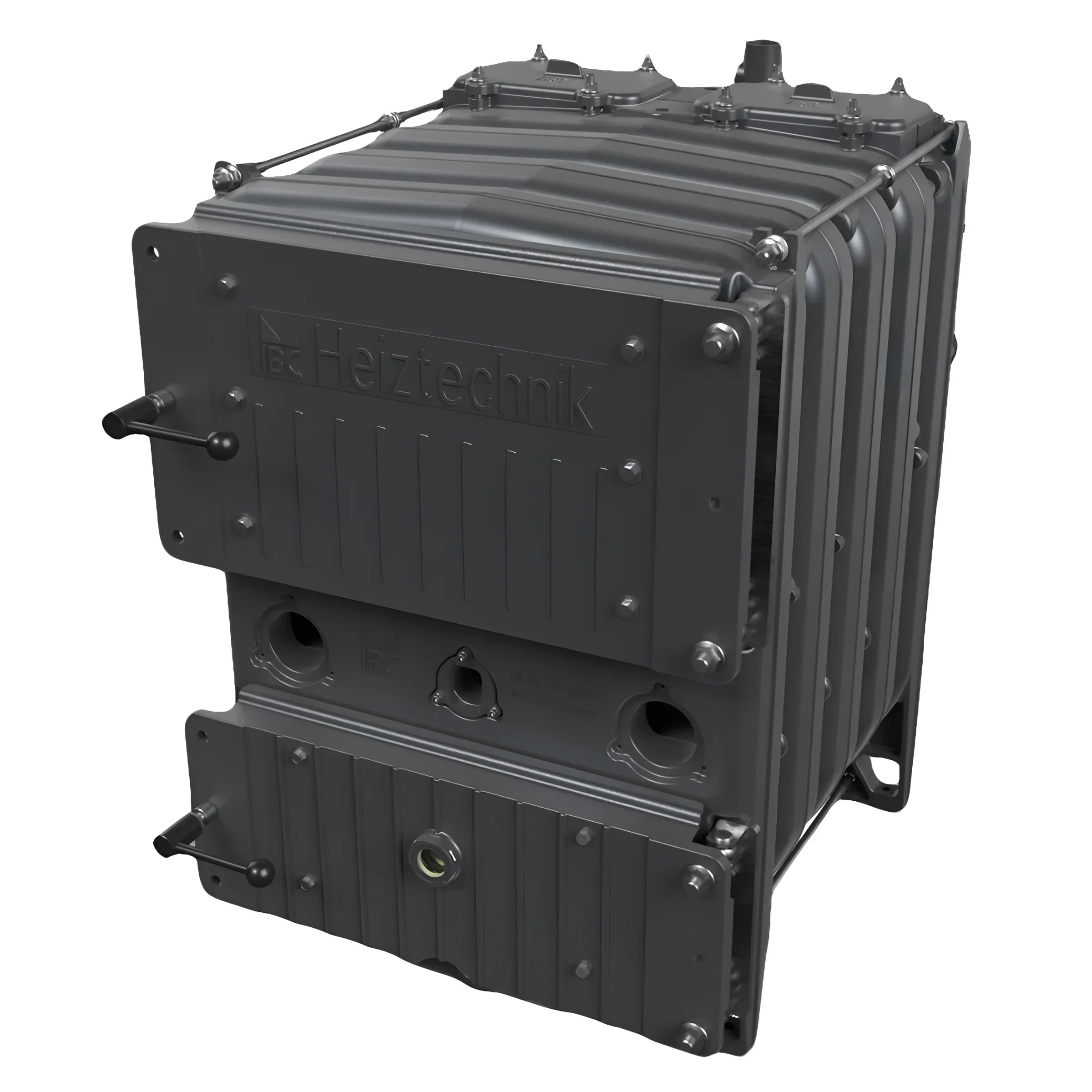 Grauer Gussheizkessel IBC GK-7k-öko 36 kW, nachhaltige Heizlösung für Holzvergaserkessel