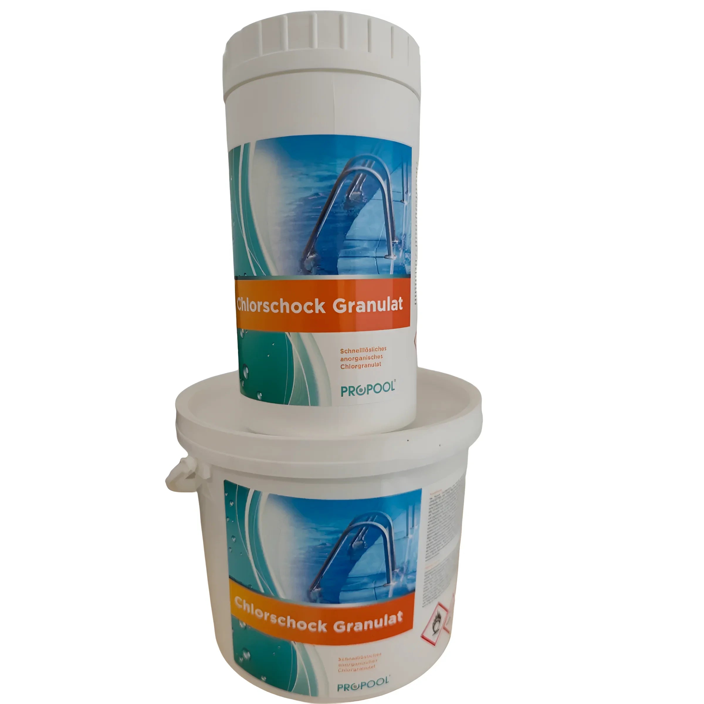 Chlorschock Granulat ☢️ für schnelle & sichere ⭐ Badefreigabe im Pool 🏊‍♂️ – effektive Wasserdesinfektion.
