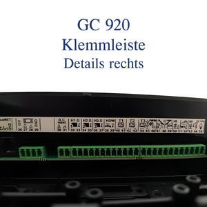 Elektrische Anschlussklemme für Gema Control 920 universell in witterungsgeführte heizungssteuerung