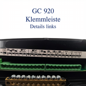 GC 920 Klemmleiste 🔌 - klare Details für einfache Installation und Wartung.