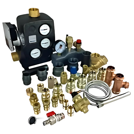 Komplettpaket Attack SLXCP 20 kW Pelletskessel mit Hygienespeicher.