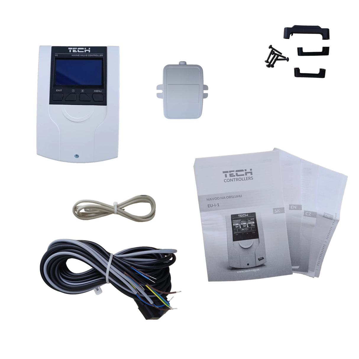 TECH EU-i-1 blandeventilstyring 3/4-vejs - varmekurve & returbeskyttelse