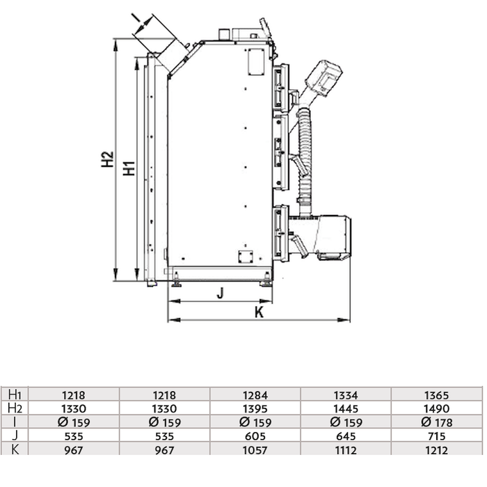 Pelletkamin Defro Komfort Ekopell 25 kW