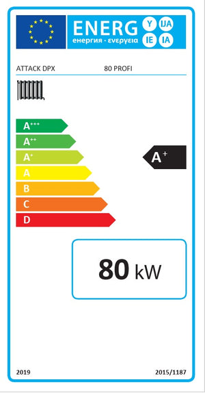 Puidu gaasistamiskatel Attack DPX 80 Profi 80 kW