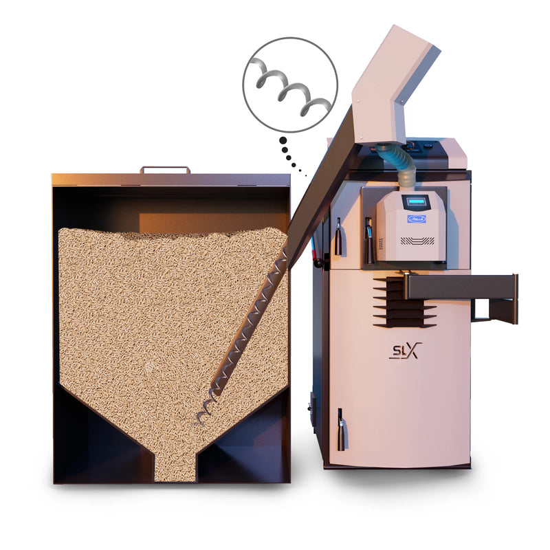 Attack SLX Kombikessel 20 kW – Holz und Pellets – Effizient & vielseitig