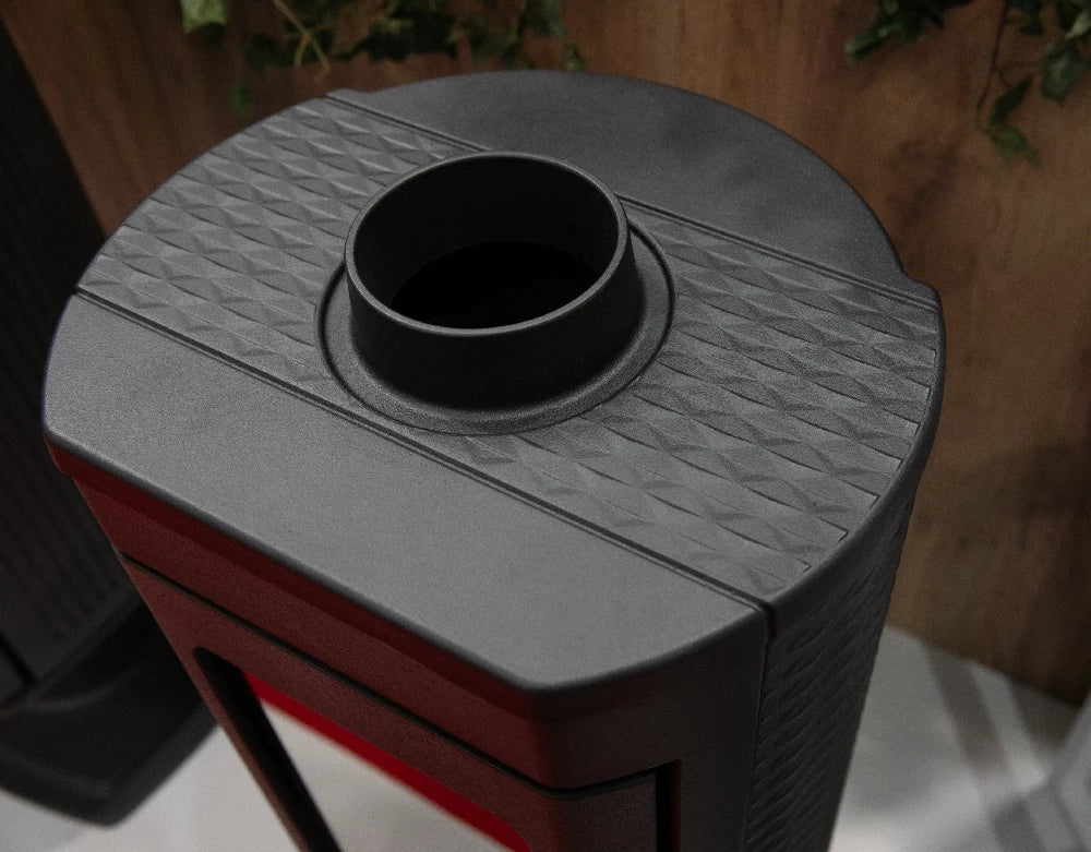 Plamen Tara designer cast iron fireplace – independent of room air