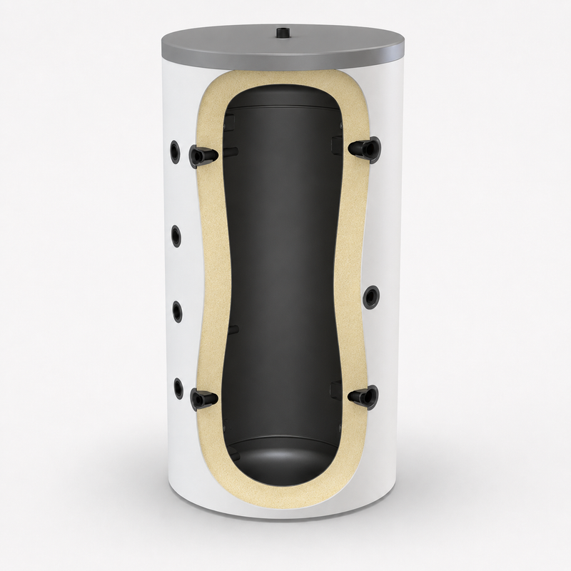 Heating water buffer tank 500 liters