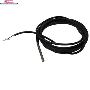 Blackes Kabel mit Metallsensor für Attack Kesselfühler für Lambda-Kessel in Holz & Pelletöfen