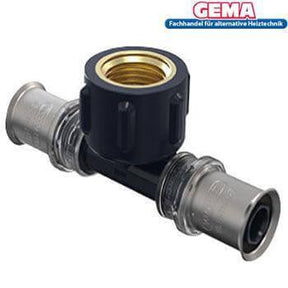 Wavin T-Stück mit Gewinde.