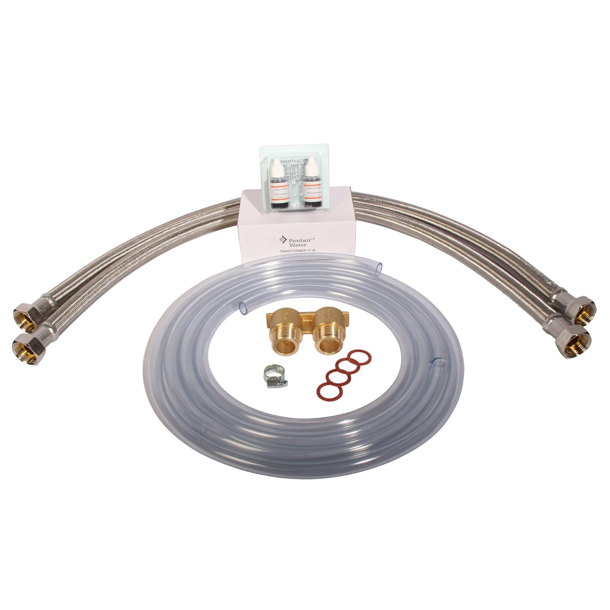 Wasserenthärtungsanlage - Entkalkungsanlage R2D2 - 72 mit 1" Anschluss-Set & Montageblock 1".