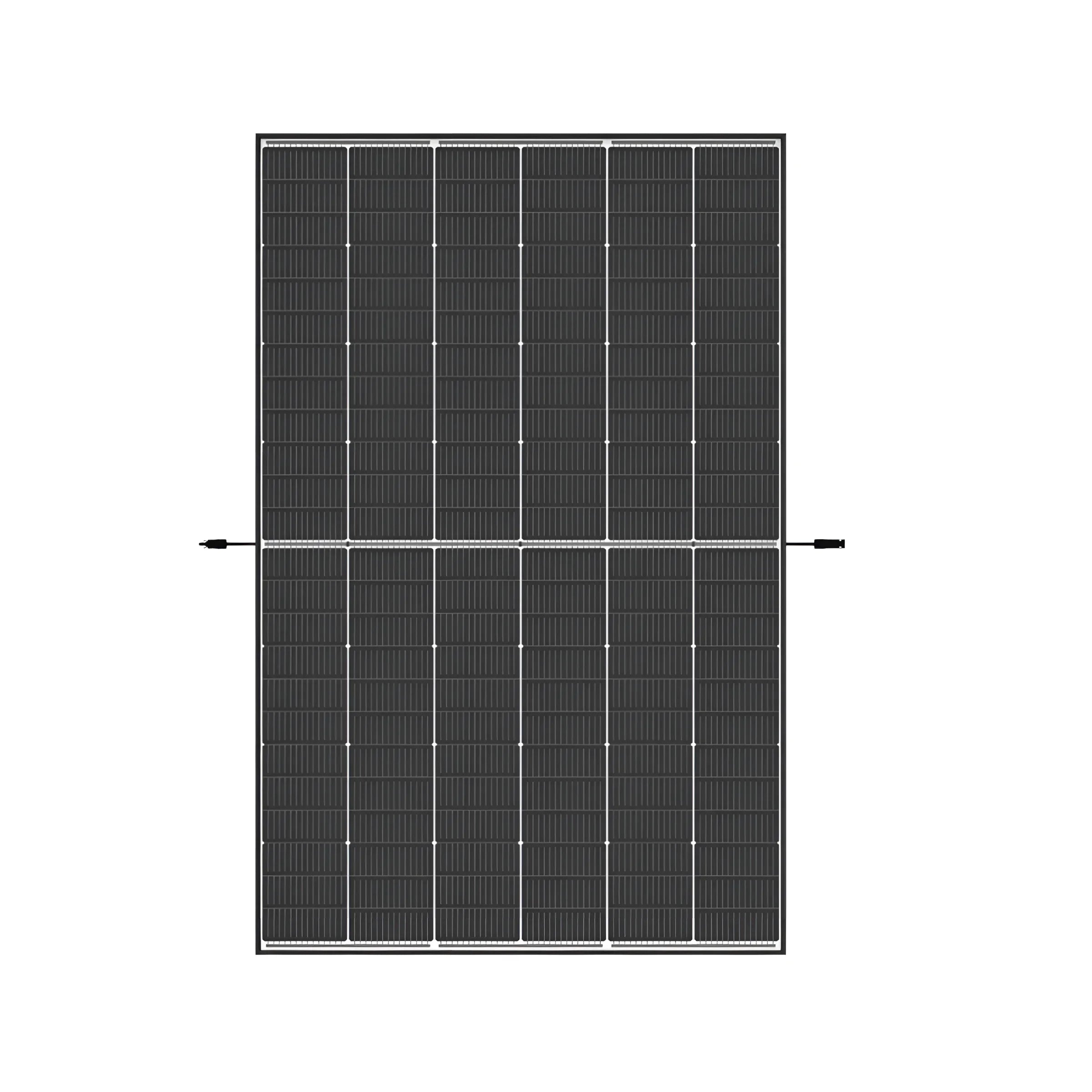 Schwarzes Trina Solarpanel mit 19 Zellen für effiziente 🌞 Energieproduktion und nachhaltige 💡 Lösungen.