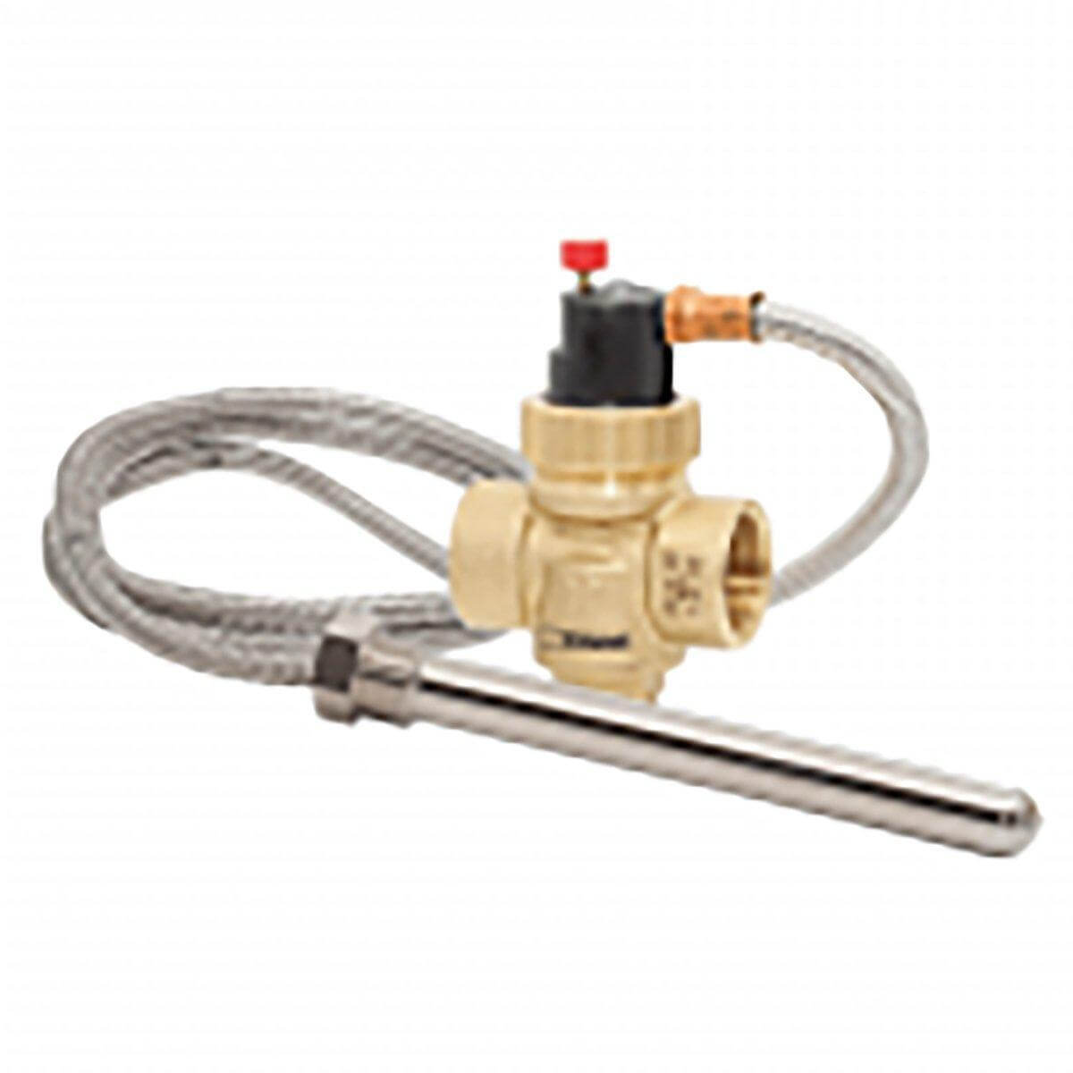 Thermische Ablaufsicherung CW617N mit externem Temperaturfühler und flexibler Braided Hose