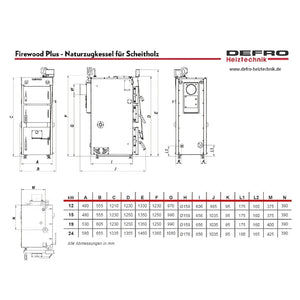 Defro Firewood Plus 15 kW Vergaserkessel - Effiziente Holzheizung 🔥💡 - GEMA Shop