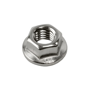 Meta 😎 Mutter aus Edelstahl mit Gewinde für verschiedene Anwendungen. Ideal für Bau und Reparaturen 🔧.