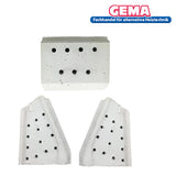 Keramiksteine für Pelletbrenner Ecofire E+ und ES+.