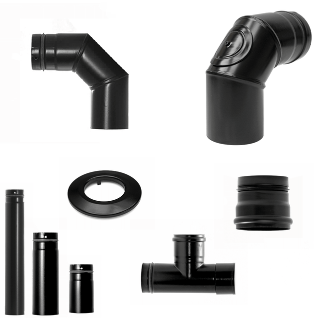 Rauchrohr für Pelletöfen.