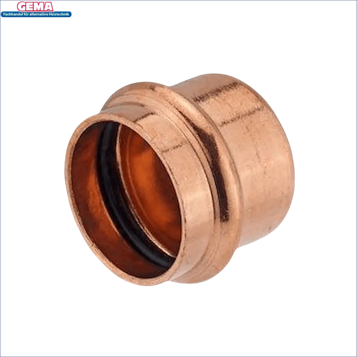 Kupferrohrfitting mit schwarzem Dichtung für pressfitting kappe, ideal für Boiler und Boiler-Zubehör