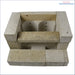Refractory brick forge im Rechteckiger Ziegelofen mit Steinkamineinsatz und Schamottsteinen