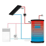 Tech Temperatūras starpības regulators ES - 21 CWU ar LED displeju - GEMA veikals
