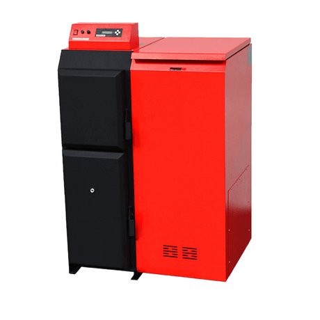 Thermoflux Pelling ECO 50 kW Pelletkessel mit 185 kg Pelletbehälter - GEMA Shop